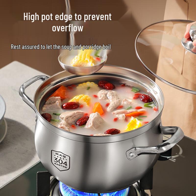 COOKER KING Yuanbao Stainless Steel Soup Pot
