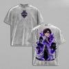 BLEACH Aizen Sousuke Anime Retro T-shirt Harajuku Vintage Lavato Streetwear Abbigliamento Uomo Oversize Cotone di Alta Qualità T-shirt