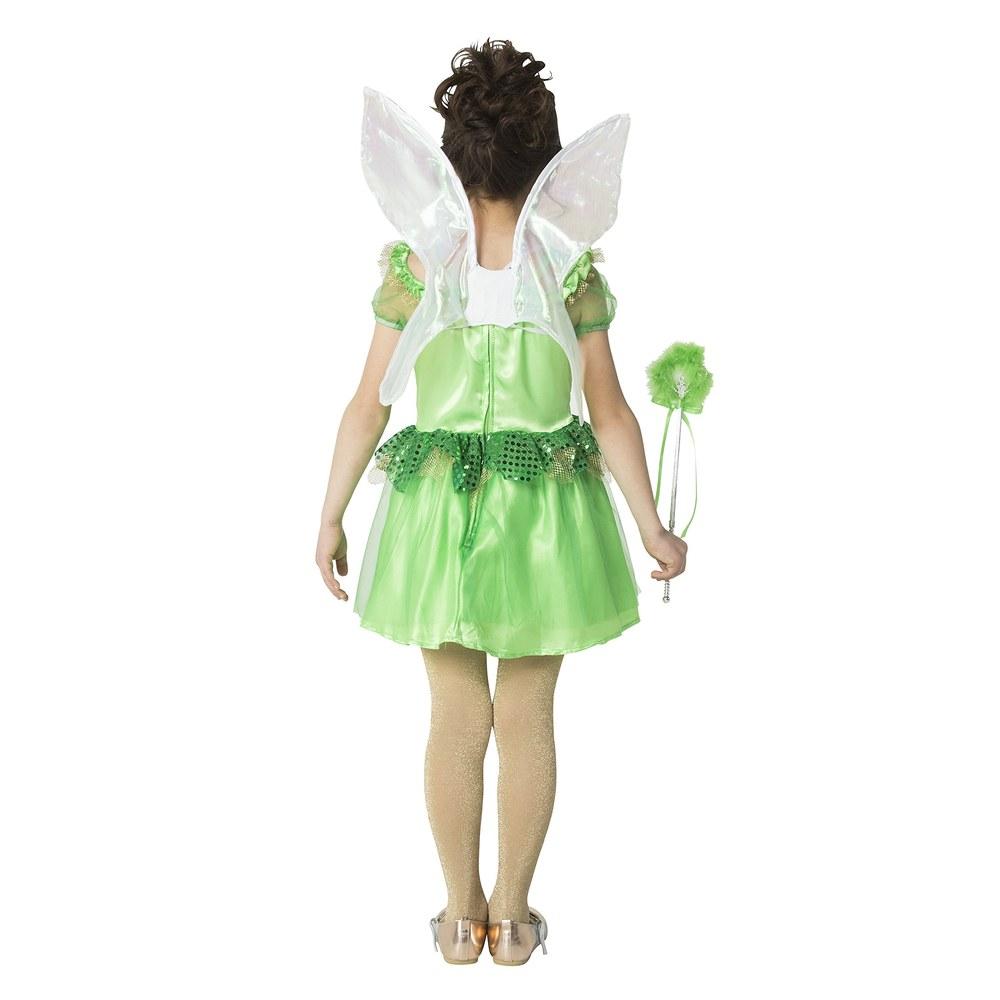 Clearstone Fantasy Fairy Costume for Kids 140cm Green