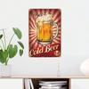Vintage Beer Tin Sign Metal Wall Art Plaque 8x12 Rustic Retro Home Pub Bar Decor