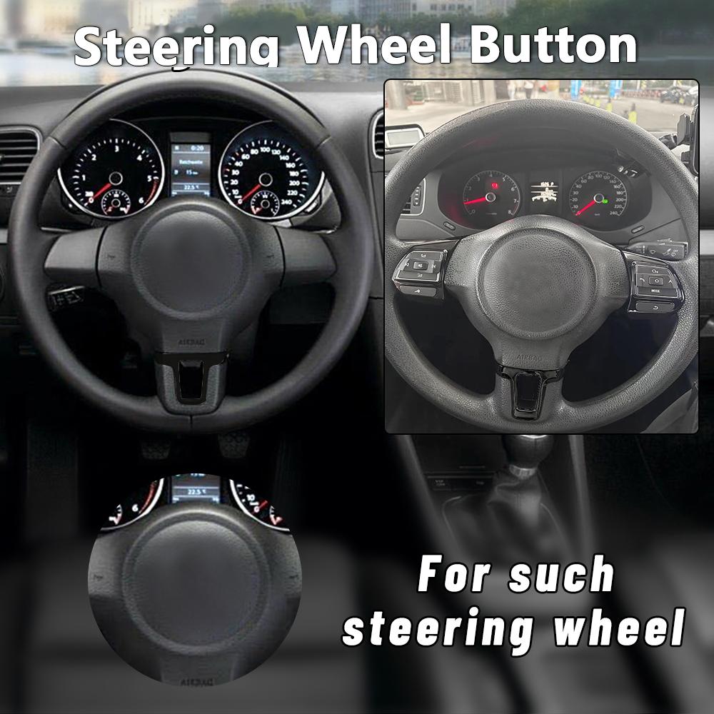 Steering Wheel control buttons Audio Volume Media Switch for VW Golf 6 Polo Jetta MK5 Bora Sagitar Santana 2010 2015 accessories modle A