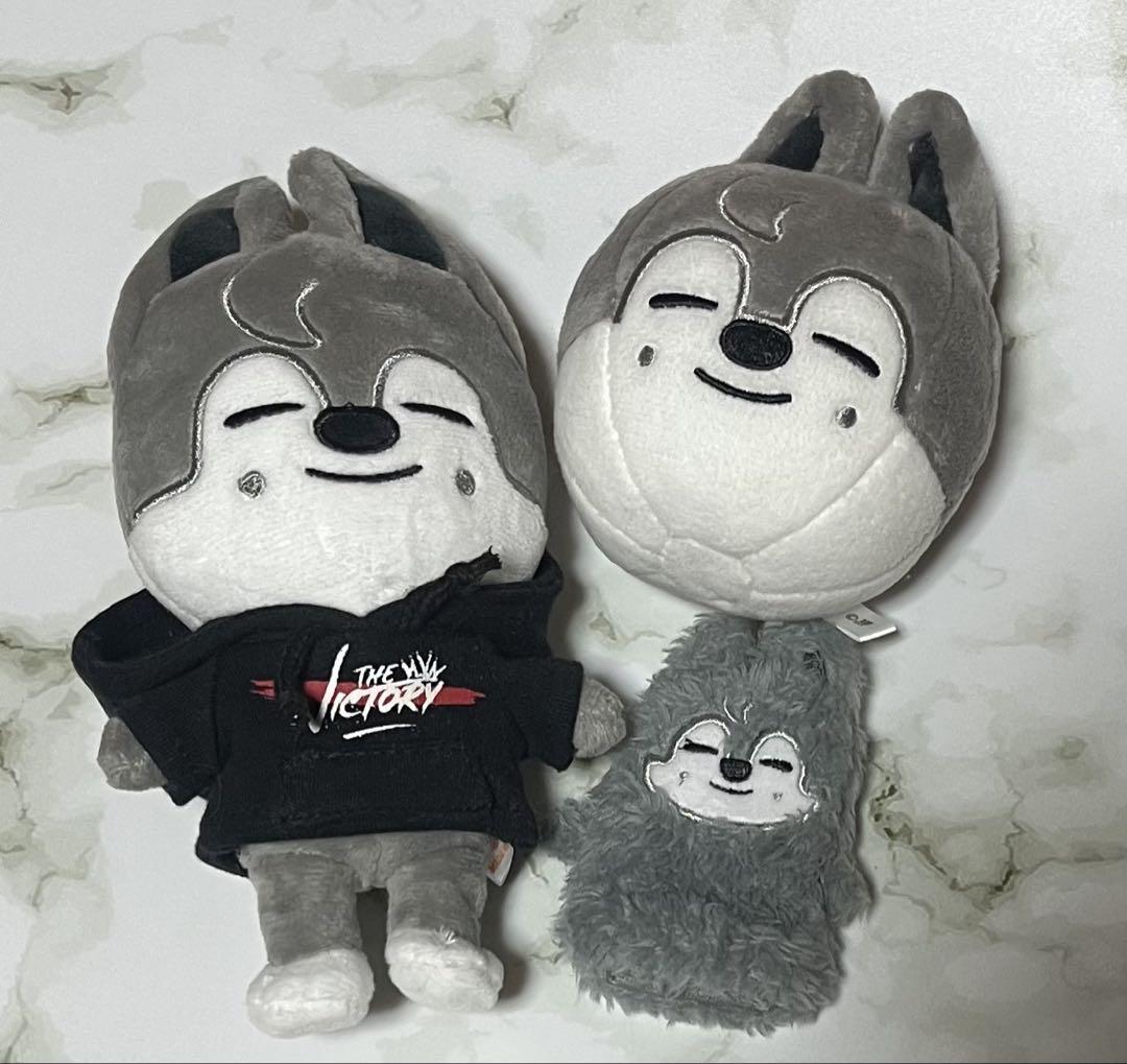 

[Б/У] Набор плюшевых игрушек Stray Kids Вольфчан и Бан Чан