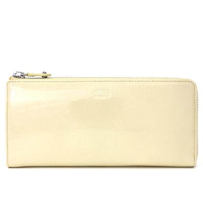 Nina Nina Ricci Miroir Purse L-shaped Zipper Long Wallet 35-3133 Yellow
