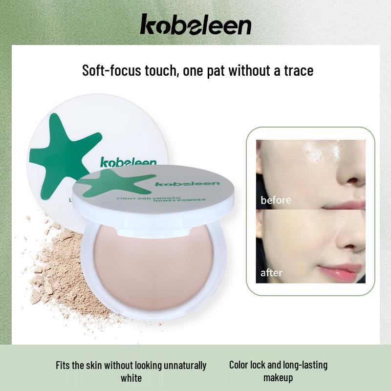 Kobeleen Silky Honey Powder: Long-Lasting, Oil-Control, Sweatproof & Waterproof Setting Powder