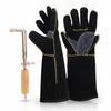 Jewelry Welding Torch Jeweler Soldering Brazing Cutting Tools Metalworking Gloves Lined Leather Heat