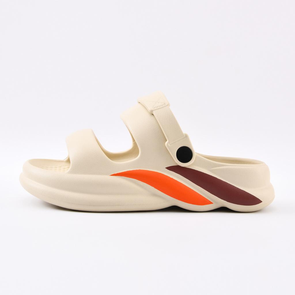 EVA Non-smelly Feet Breathable Sandals Slippers Men's Summer Seaside Outer Wear Home Thickened Soft Bottom Cool Slippers Men