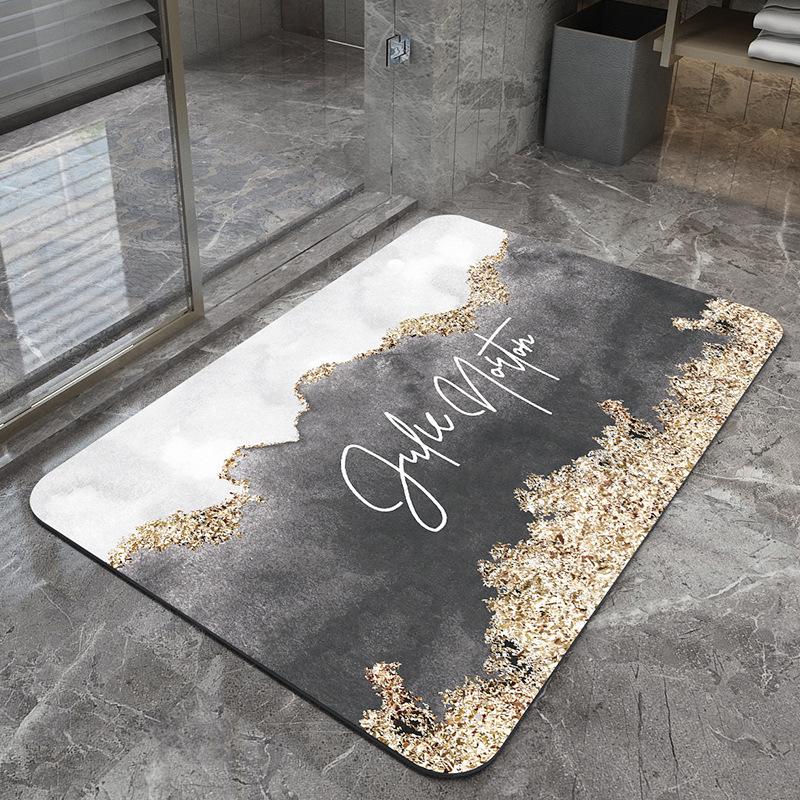 Luxury Diatom Mud Water-Absorbing Non-Slip Quick-Dry Bathroom Mat