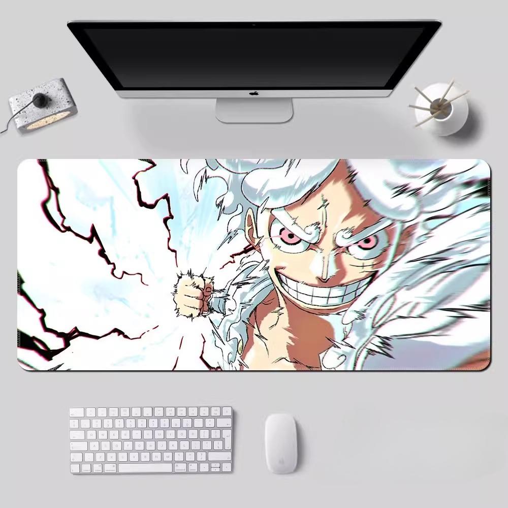 High Definition ONE PIECE Mouse Pad Oversize Boy Hot Blood Animation E-sports Keyboard Pad  Monkey D. Luffy Roronoa Zoro Computer Table Mat Animation