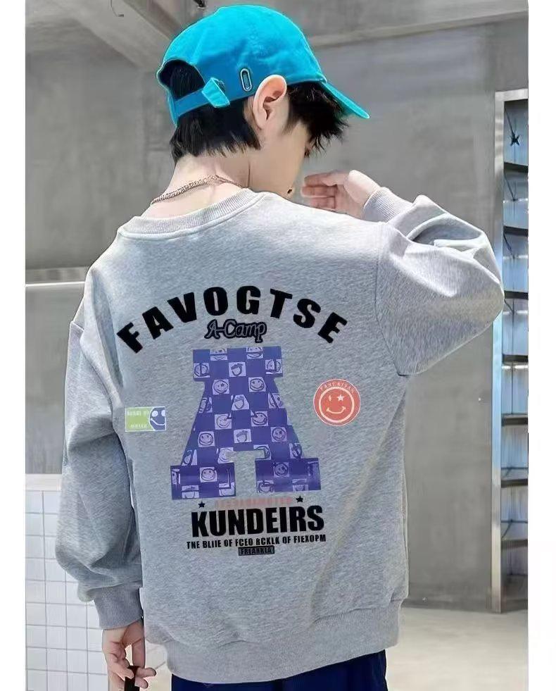 Boys' Trendy Sweatshirt - Autumn/Winter 2023 Casual Fashion Top