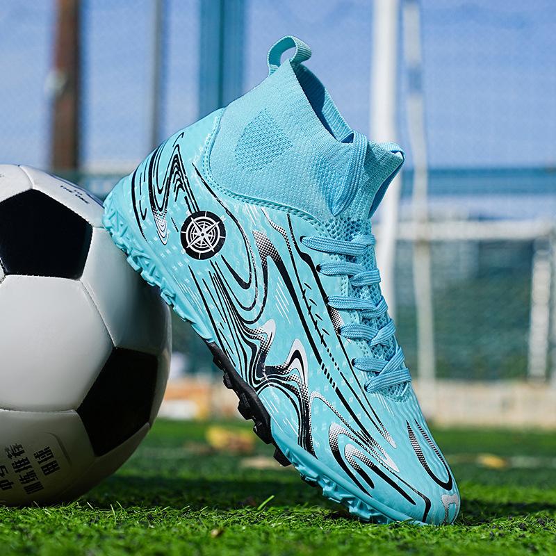 Fußballschuhe in Übergröße AG Lange Stollen Gebrochene Stollen für Männer, Frauen, Kinder und junge Schüler Professionelles Wettkampftraining Sportschuhe