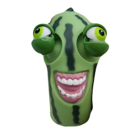 Popping Eye Rock Man Squeeze Toy Anxiety Stress Relief Watermelon Pinch Sensory Toy Soft Stress Ball Cabbage Dog Fidget Toy