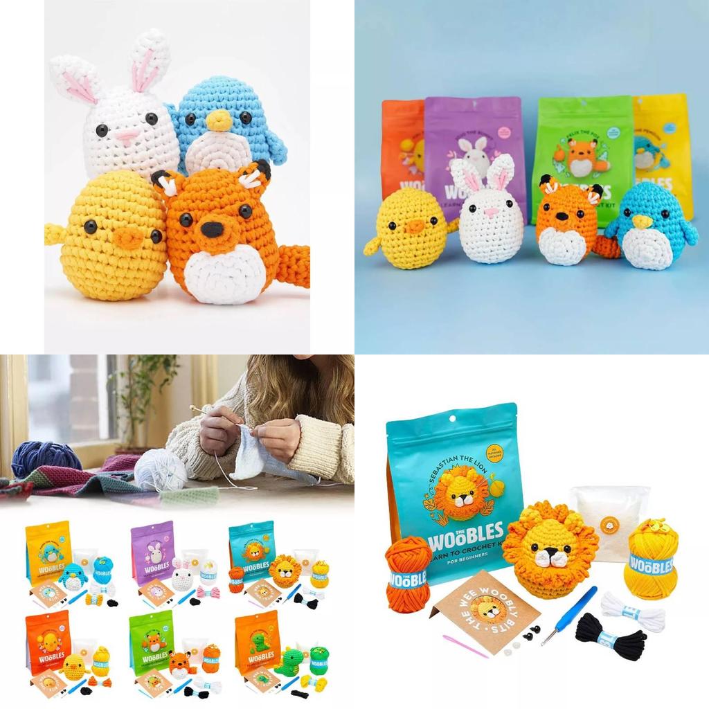 Kit de Ganchillo Versátil para Principiantes con Proyectos de Animales Fáciles y Tutoriales en Video Detallados para Todos los Niveles de Habilidad