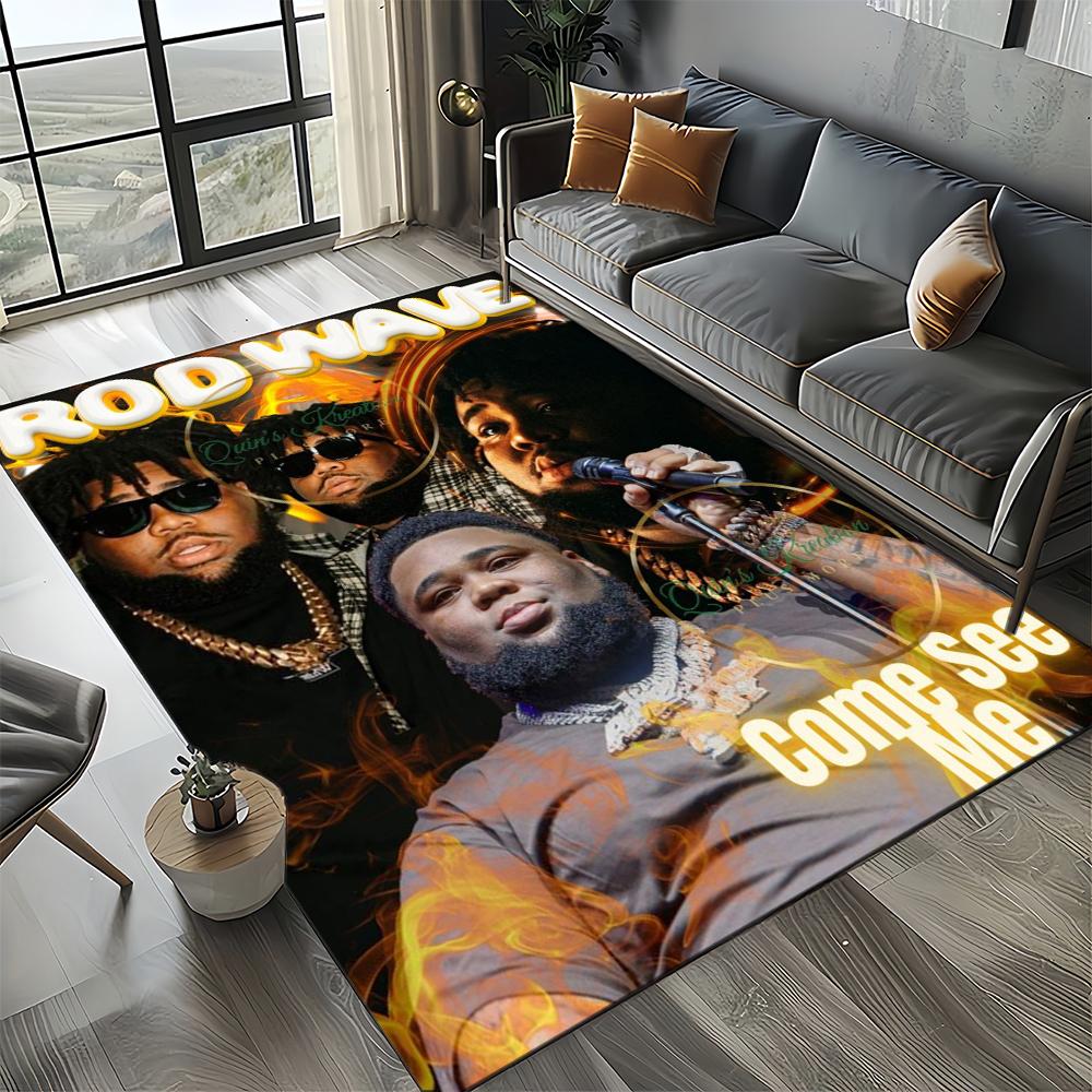 27 Style Rod Wave Rapper Star Area Rug,Carpet Rug for Home Living Room Bedroom Sofa Doormat Decor,kids Play Non slip Floor Mat