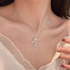Korean Style Butterfly Clavicle Necklace: Elegant, High-End, Non-Fading Design for Women