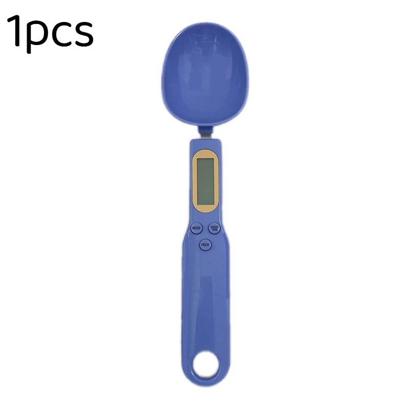 Digital Measuring Spoon Scale 0.1g Accurate 500g Capacity LCD Screen Portable Kitchen Food Scale for Baking Milk Powder Weighing