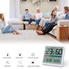 20RC Digitales LCD Thermometer Hygrometer Feuchtigkeitsmesser Raum Innen Uhr Magnet Genaues Feuchtigkeitsmessgerät Raumthermometer