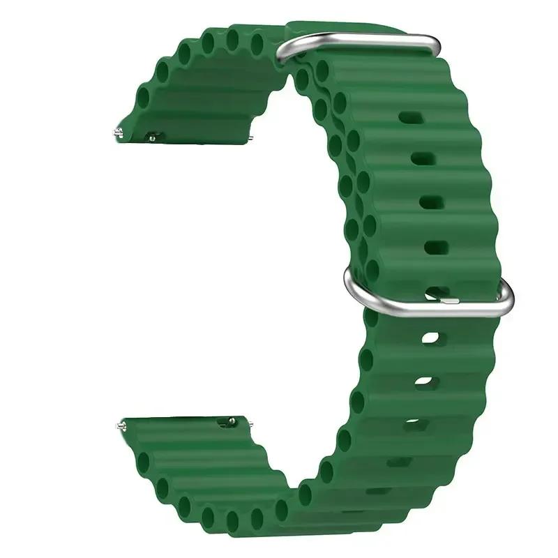22mm Silicone Strap for Amazfit Bip 6 5 Bip6 Bracelet Smart Watch Quick Ocean Breathable Wristband for Amazfit Bip6 Accessories