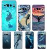 Luxury TPU Phone Case For Google Pixel 9 8 8A 7 7A 6 Pro XL 6A 5G Ocean Whale Shark Swimming Black Soft Back Cover