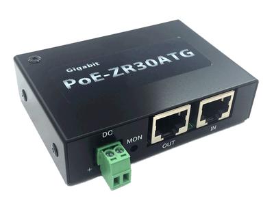 Splitter PoE compatibil Gigabit Max. ieșire Tensiune de ieșire Comutare prin comutator DIP Montare pe șină DIN la temperatură înaltă Noul Tip! IEEE802.3af/at
