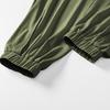 Women's Casual Solid Colour Elastic Waist Straight Casual Pants With Pockets