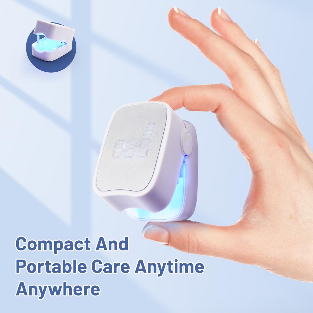 Nail Fungus Treatment Led Laser Device Portable Uv Professional Nail Fungus Cleaning Manicure Device Nail Phototherapy Lamp