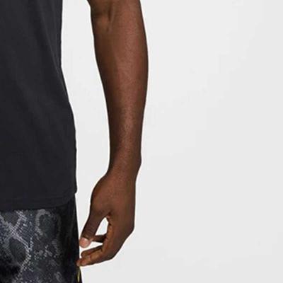 T Shirts Men's Black Crew Neck Moderate HJ3426-010