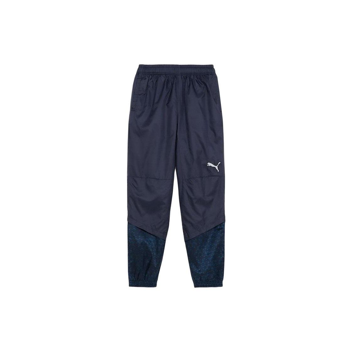 

Puma Printed Cuffed Casual Knit Sports Pants Men bottoms Navy-Blue 658813-06 L
