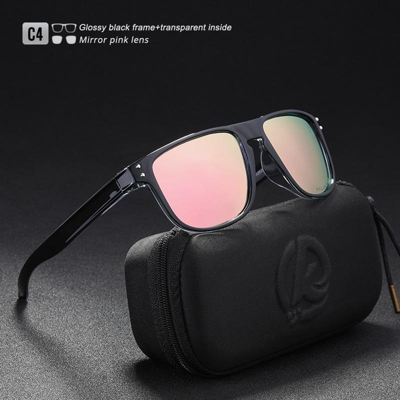 KDEAM Brand Classic Design Polarized Sunglasses For Men Coating Mirrored Lens Oval Travel Sport Sun Glasses Fashion Women Shades