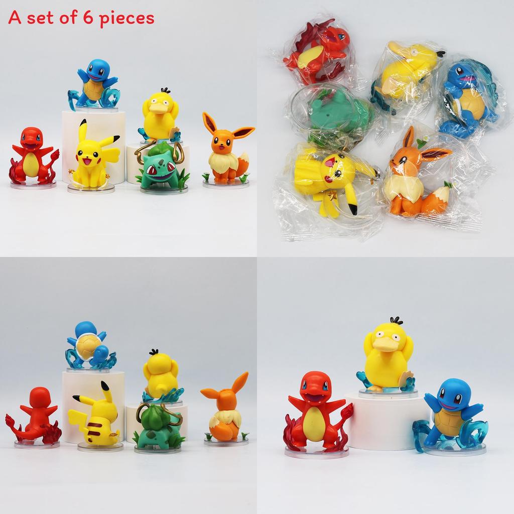 Pokemon Psyduck Bulbasaur Charmander Squirtle Eevee Model For Fans And Collectors