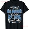 Proud Big Brother Of A Class 2025 Graduate Senior T Shirt  Vintage Washed Homme Slightly Casual Fashion Breathable Unisex Soft
