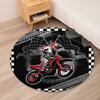 Off-road motoren Gedrukt Rond Vloerkleed Stoelkleed Gebiedskleed Entree Deurmatten, voor Kantoorstoel Woonkamer Slaapkamer Keuken.