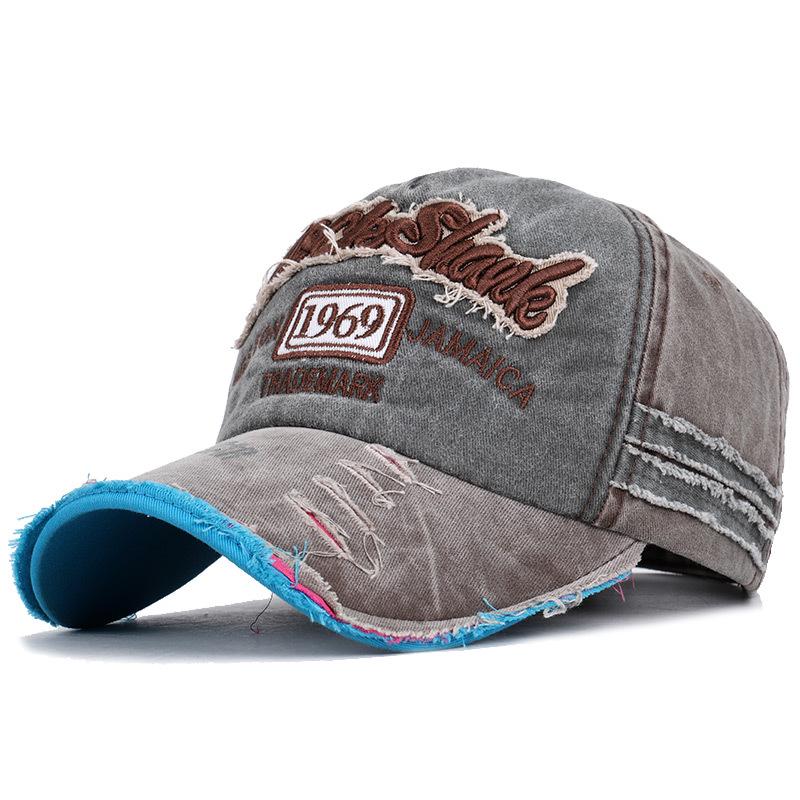 

New Women Men Baseball Cap Summer Solid Snapback Letter Embroidery Vintage Sunhat Outdoor Cotton Hip Hop Baseball Hat Casquette Adjustable(56-60cm)