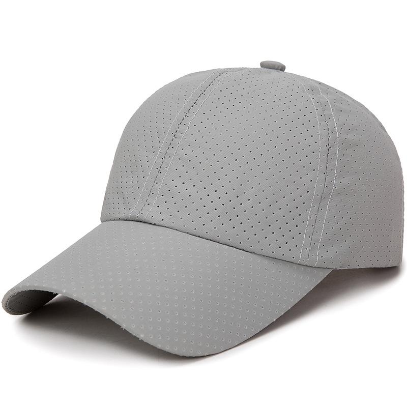 Hat Summer Men's Light Plate Baseball Hat Quick Drying Mesh Breathable Printing Tide Punching Sunshade Duck Tongue Hat