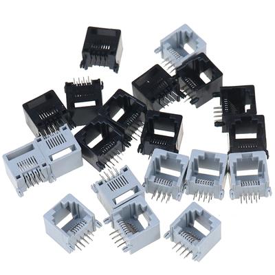10pcs/lot RJ45 8P8C Computer Internet Network PCB Jack Socket