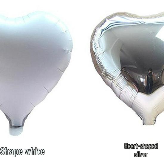 Festival & Wedding 18-Inch Heart-Shaped Colorful Foil Balloons for Decorations