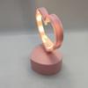 LED Night Lamp Flicker Free Non-Glaring Creative Shape Eye Protection Battery-operated Round Heart