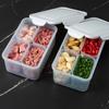 Refrigerator Meat Preservation Storage Box Food Grade Freezer Separate Frozen Meat Compartments for Kitchen Organization Boxes