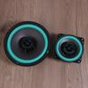 4/5/6 Inch 100W 2-Way Car HIFI Coaxial Speaker Door Audio Music Stereo Tweeter Mid-woofer Full Range Frequency Speaker Green Ama