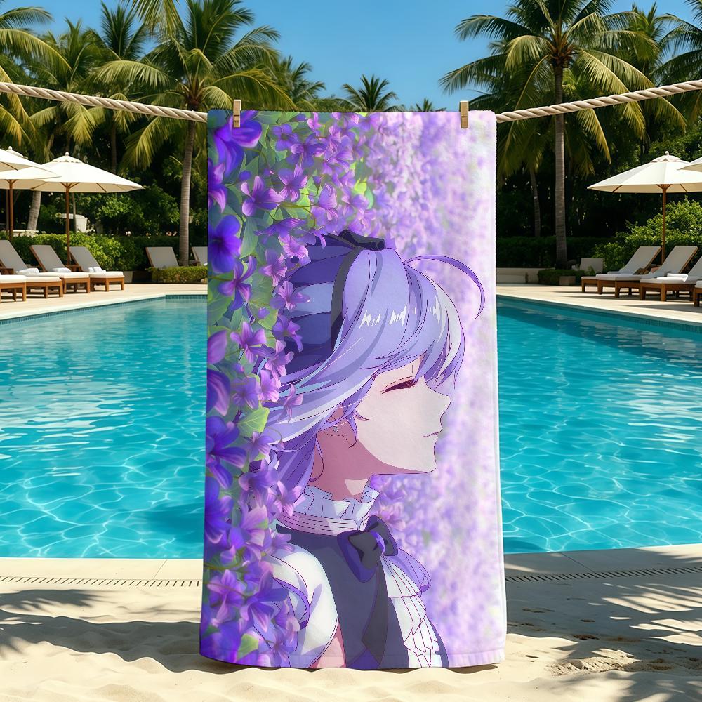 Zenless Zone Zero Vivian Banshee Towel For Outdoor Camping Beach Towel Super Absorbent Quick-Drying Summer Towel