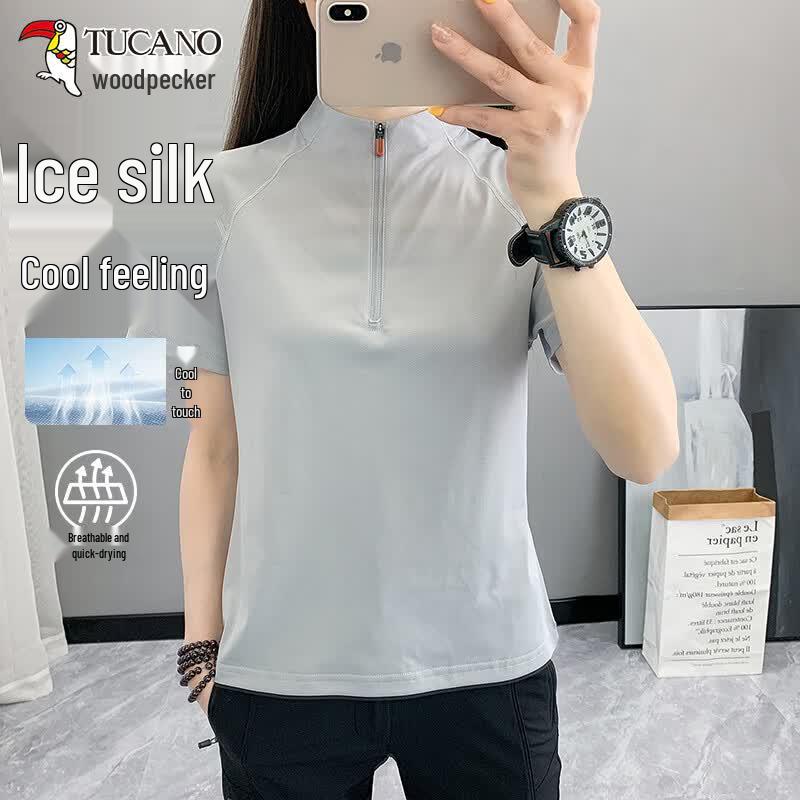 TUCANO Women s Ice Silk Quick-Dry Sports T-Shirt 2XL