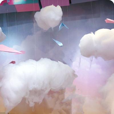 Mall Clothing Stores Birthday Decor Prop Cotton Artificial Cotton Cloud Ornaments Party Supplies
