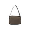 Romy Zipper Closure Adjustable Shoulder Strap Leather Shoulder Bag Small Women Shoulder Bag Mushroom-Gray 176674-250
