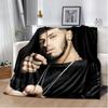 Anuel AA Rapper Hip Hop Singer Blanket Sofa Office Hiking Picnic Super Soft Quilt Fashion Flannel Throws Blanket Birthday Gift