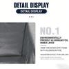 1pc Large Insulated Food Bag Reusable Foldable Hot Cold Meals Grocery Bags Zipper Bag Lightweight For Picnic Camping Outdoor