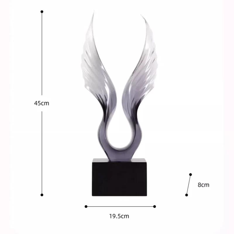 Art Eagle Statue  Abstract Sculpture Living Room Home Decoration Resin Sculptur Office Desk Decoration Accessories Sculptures