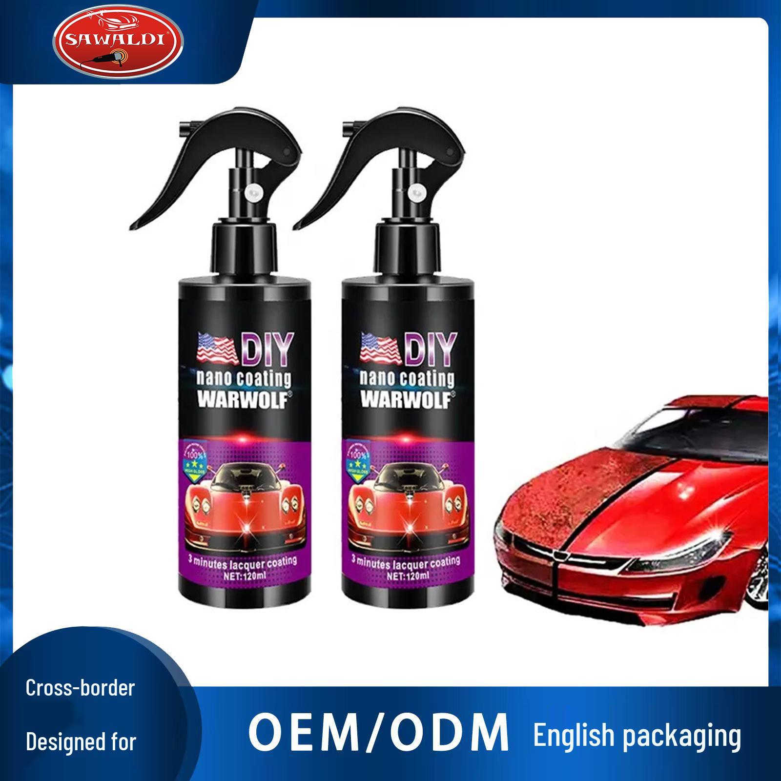 

Nano Crystal Car Coating & Wax: Paint Protection, Dashboard Shine, Water Repellent Spray