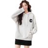 TonLion Women's 2025 Towel Embroidery Letter Hooded Sweatshirt