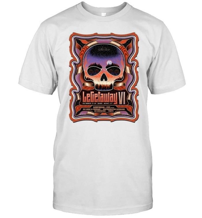 LeGetaway VI T-Shirt Kent KY Oct 17-19 2025 Skull Festival Concert Tee