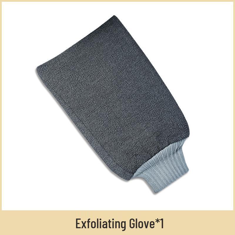 Herren Peeling-Handtuch-Set - 3-teiliger Rückenwäscher & Badekugel