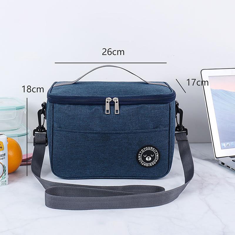Portable Cooler Bag Folding Insulation Picnic Ice Pack For Food Thermal Drink Carrier Insulated Lunch Box Delivery S/M/L